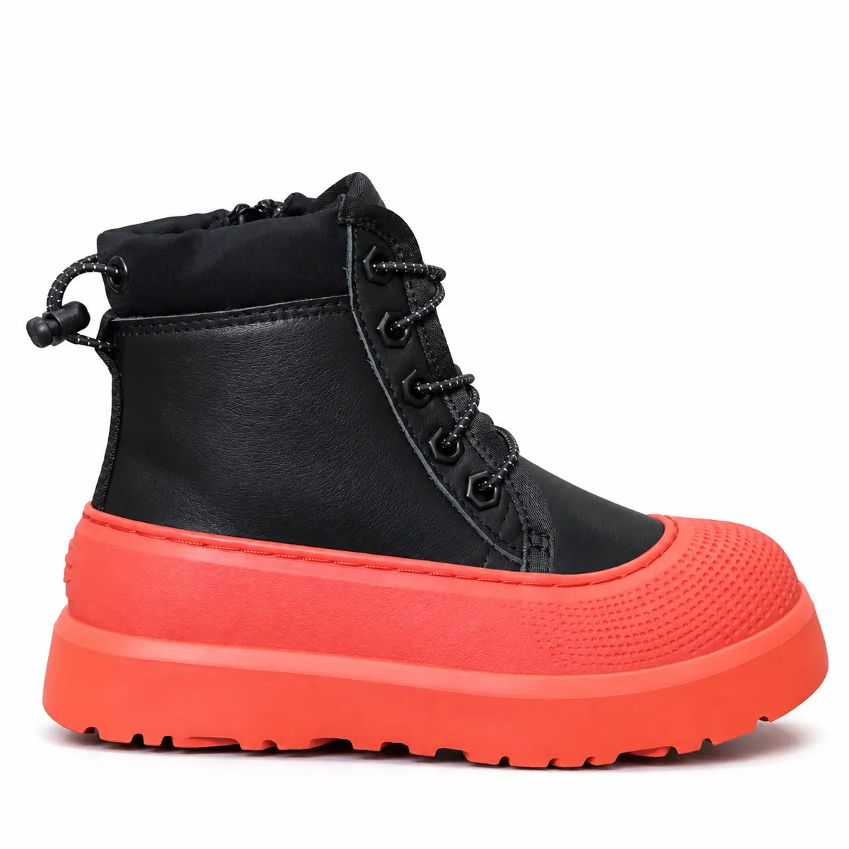 Black Leather Orange