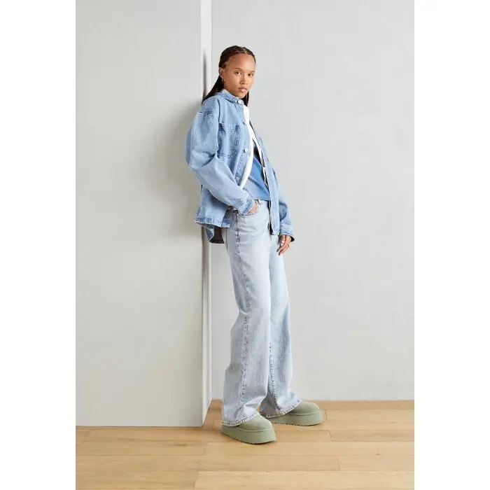 Classic Platform Dipper Boot — Khaki