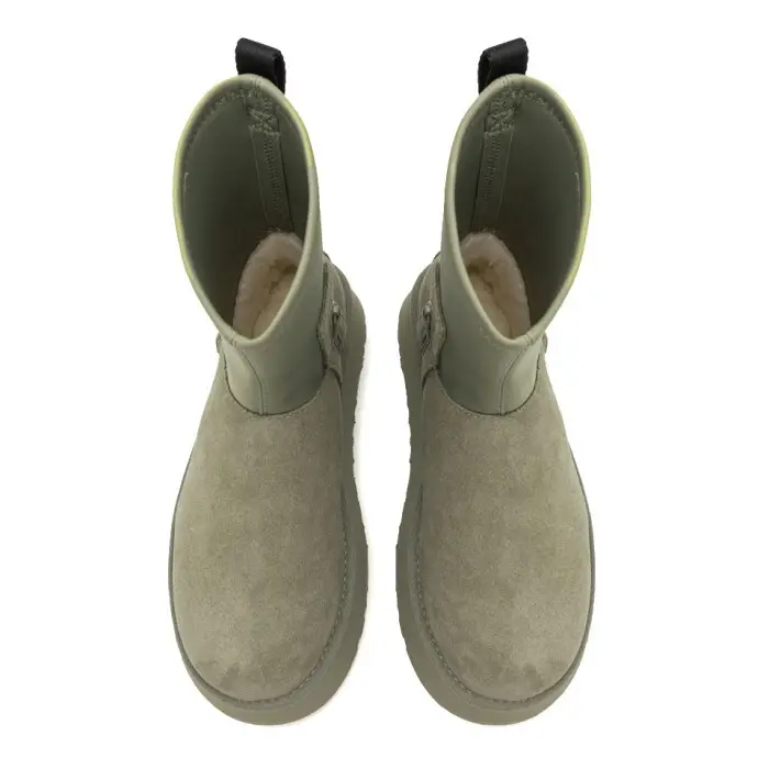 Classic Platform Dipper Boot — Khaki