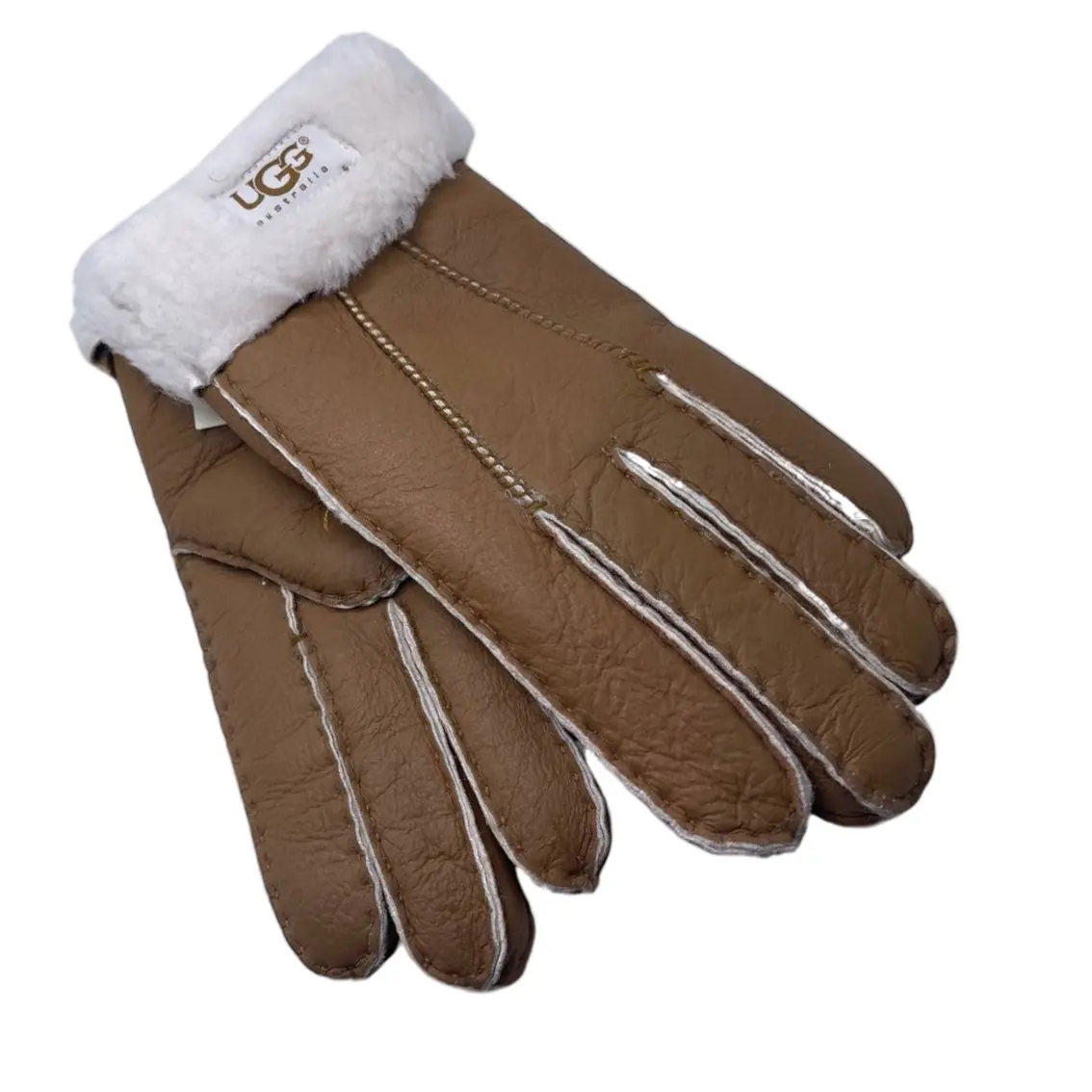Женские перчатки UGG Glove Cappuccino — Cappuccino