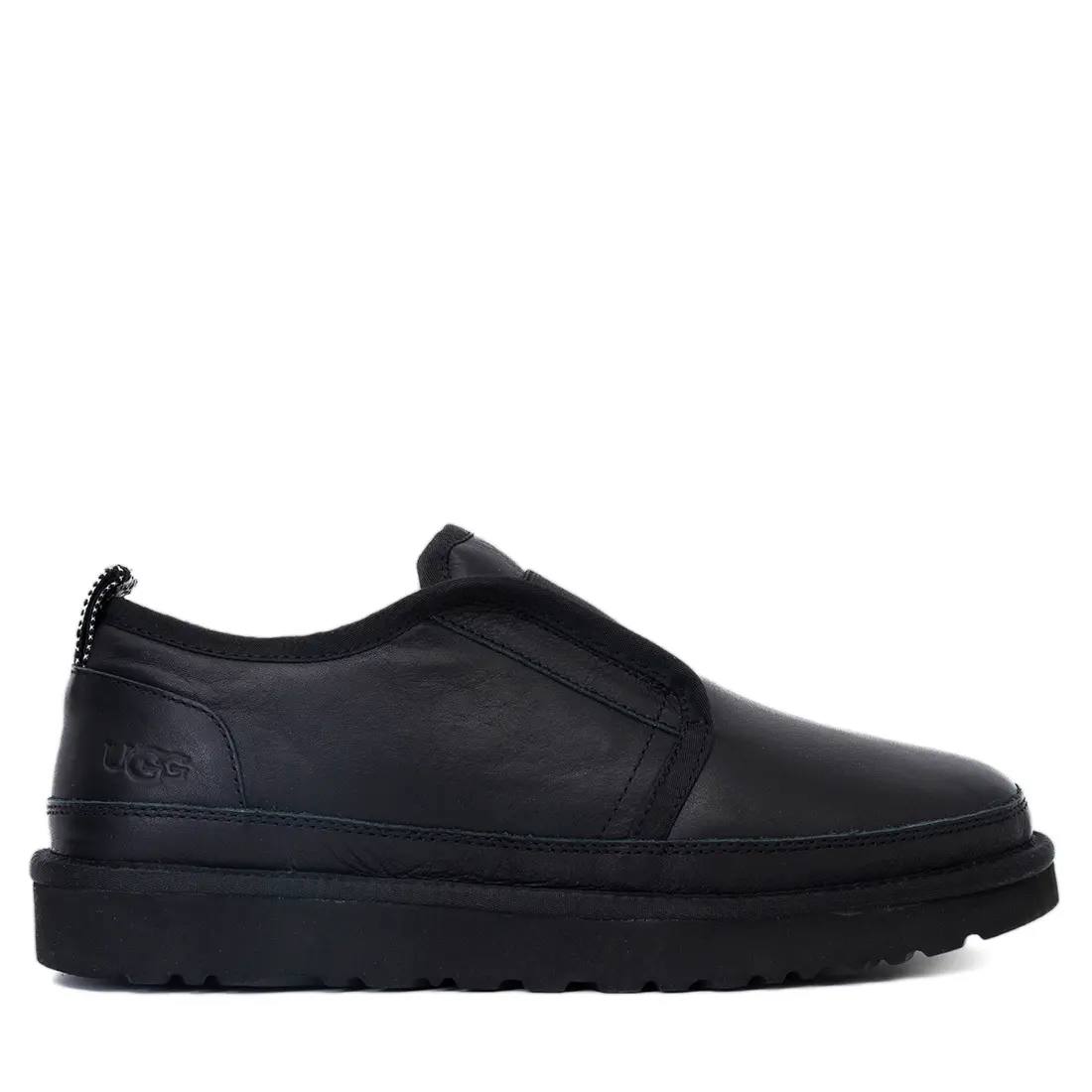 Мужские Slippers Flex — Leather Black — Leather Black