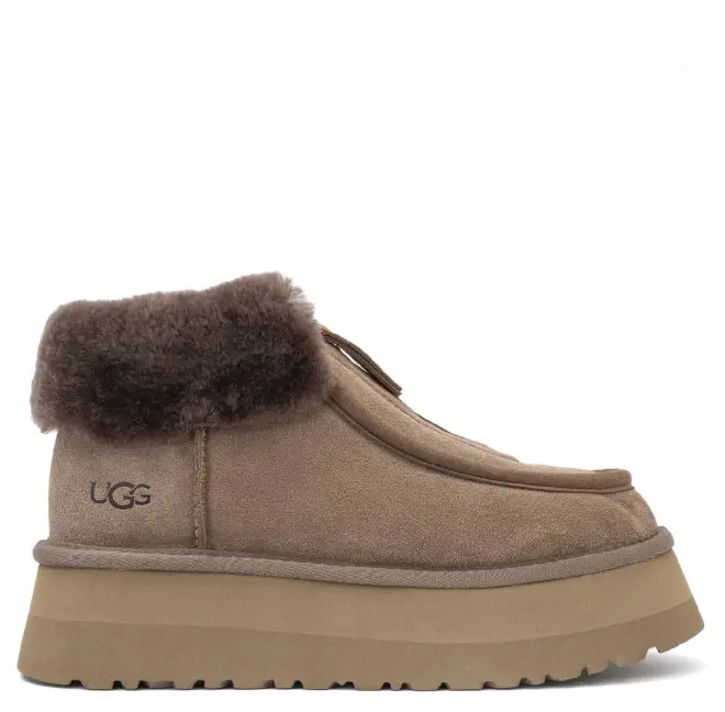 Funkette Platform Boots Cappuccino — Cappuccino
