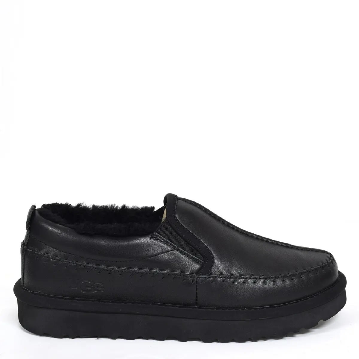 Мужские Stitch Slip — Leather Black — — Leather Black