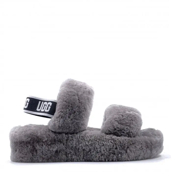 UGG Oh Yeah Slide Grey — Grey