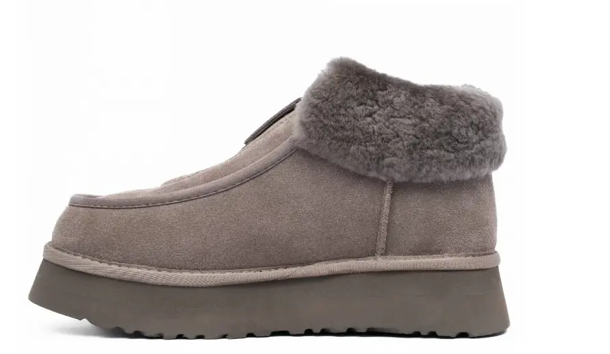 Funkette Platform Boots — Smoke