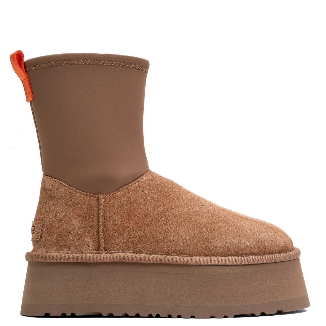 Classic Platform Dipper Boot Chestnut — Chestnut