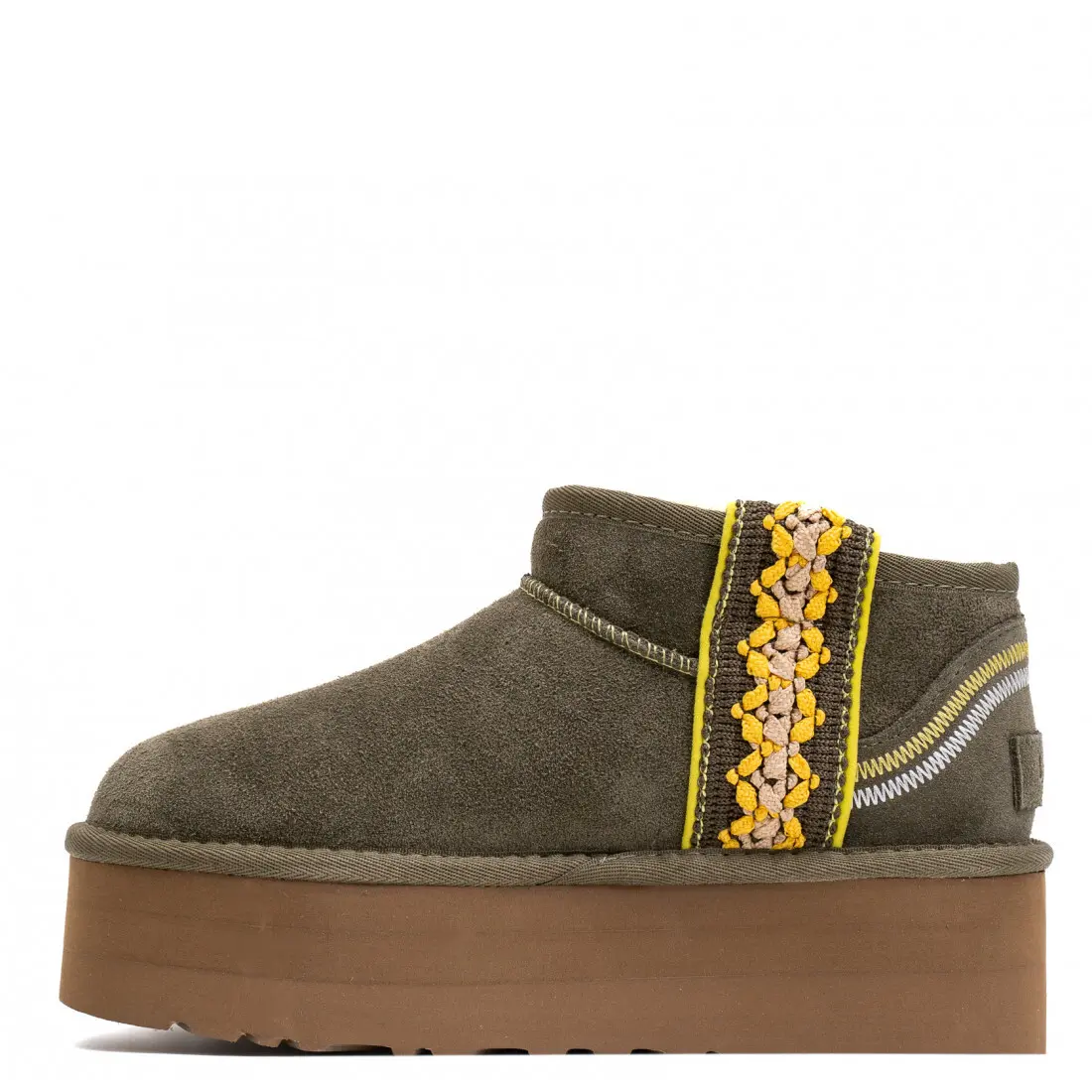 Classic Ultra Mini Braid Plarform Brunt olive — Brunt olive, дополнительный вид