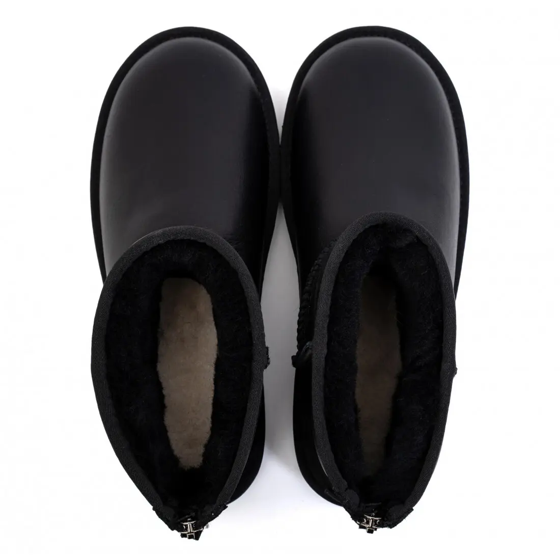 Мужские Mini ZIP — Мужские mini zip - leather black