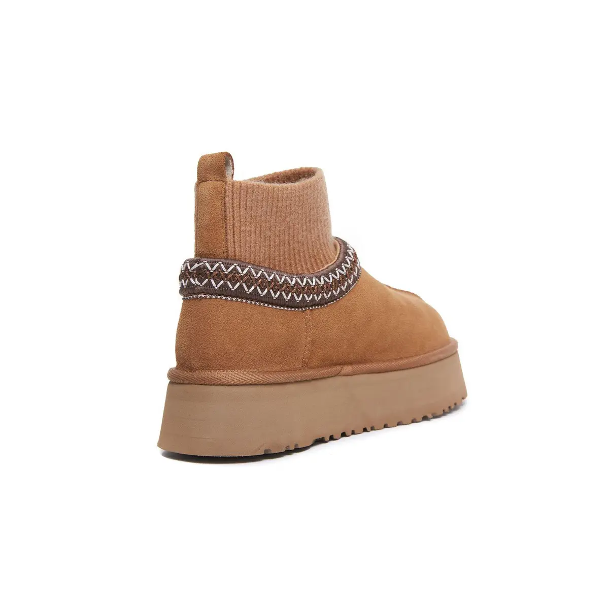 Tazz Platform Knit — Chestnut