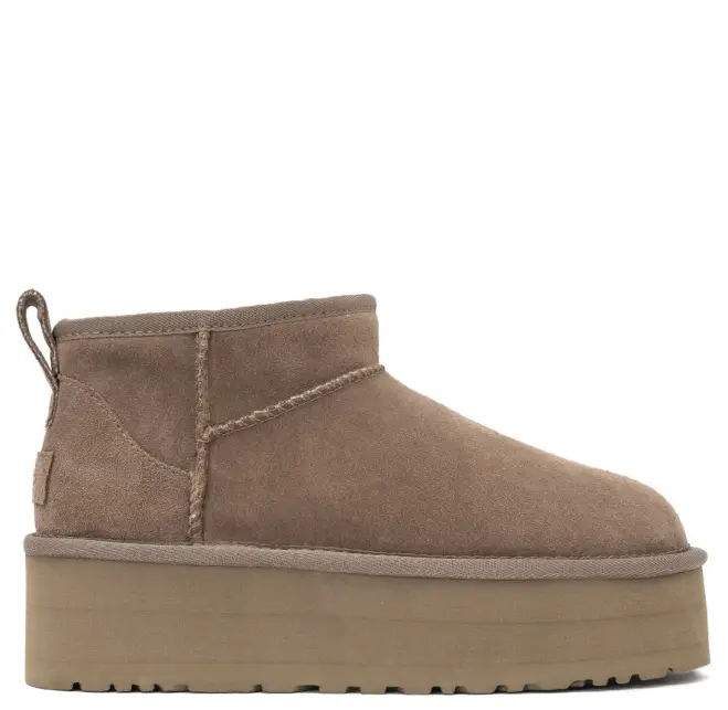 Ultra Mini Platform Boot — Cappuccino