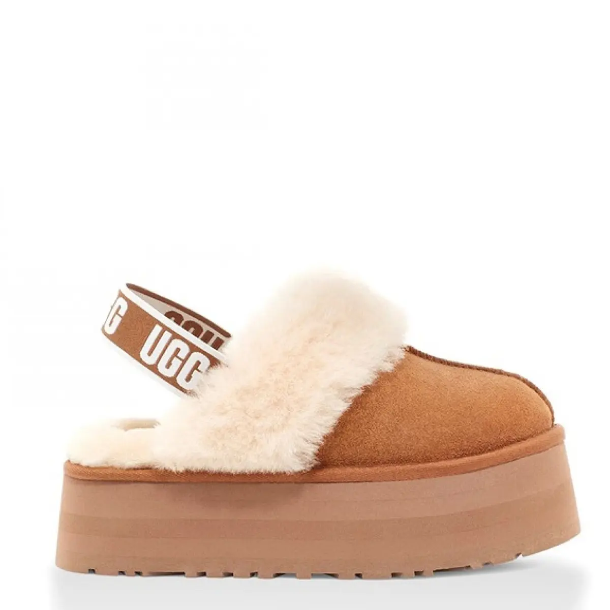 Funkette Slipper Chestnut — Chestnut