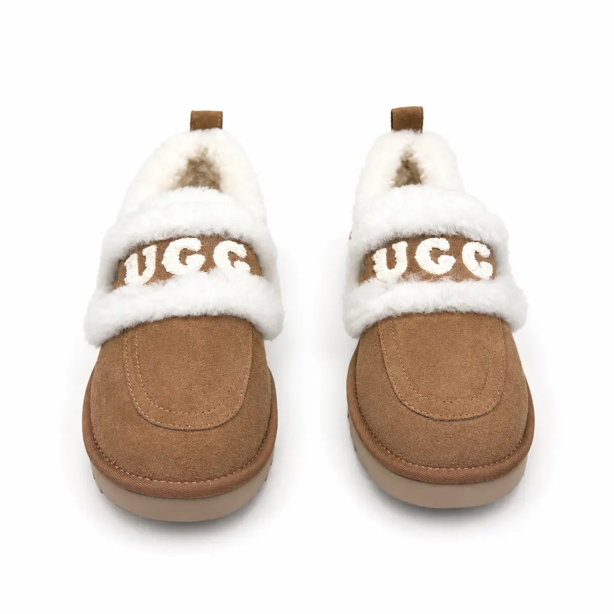 UGG Classic Fat Ding Slip On Chestnut — Chestnut, дополнительный вид