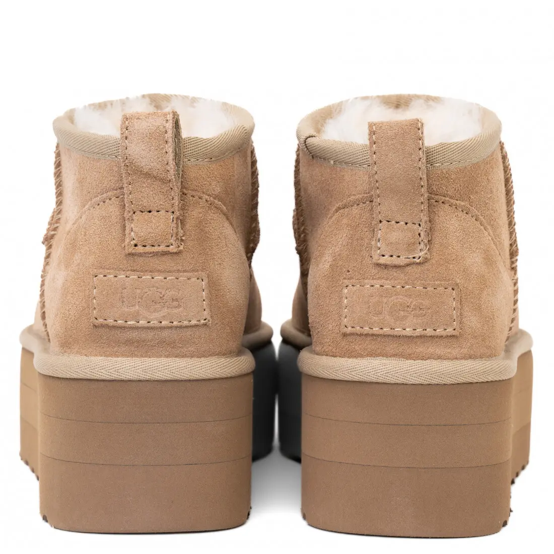 Ultra Mini Platform Boot — Sand