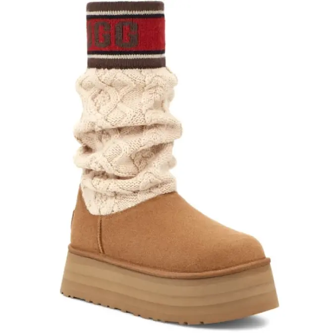 Classic Platform Sweater Letter Chestnut — Chestnut, дополнительный вид